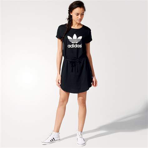 langes adidas kleid für damen